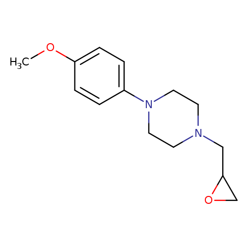 1-(4-methoxyphenyl)-4-(oxiran-2-ylmethyl)piperazine