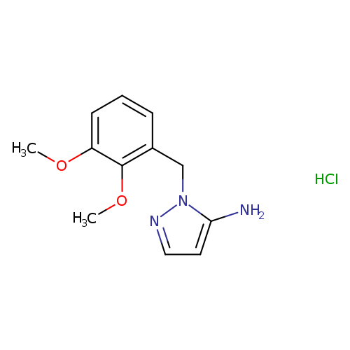 1-[(2,3-dimethoxyphenyl)methyl]-1H-pyrazol-5-amine hydrochloride