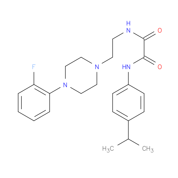 N-{2-[4-(2-fluorophenyl)piperazin-1-yl]ethyl}-N'-[4-(propan-2-yl)phenyl]ethanediamide
