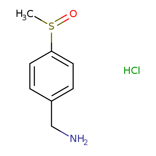 (4-(Methylsulfinyl)phenyl)methanamine hcl