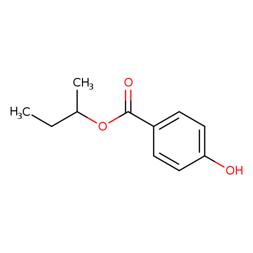 Benzoic acid, 4-hydroxy-, 1-methylpropyl ester