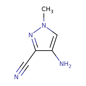 1H-Pyrazole-3-carbonitrile, 4-amino-1-methyl-