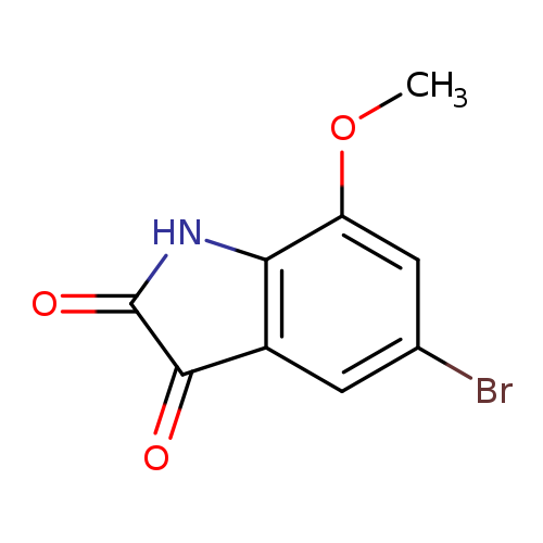 5-bromo-7-methoxy-2,3-dihydro-1H-indole-2,3-dione