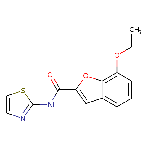 7-ethoxy-N-(1,3-thiazol-2-yl)-1-benzofuran-2-carboxamide