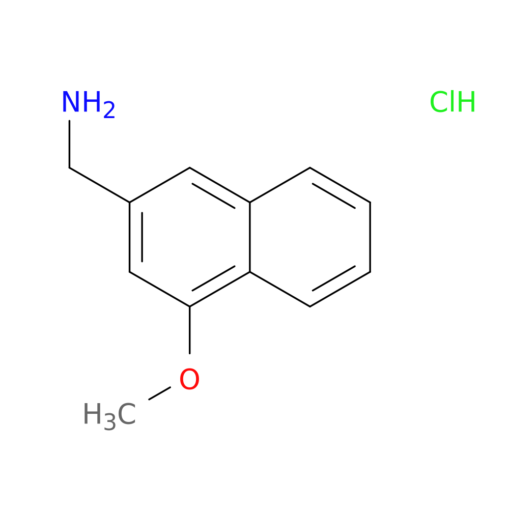 (4-methoxynaphthalen-2-yl)methanamine hydrochloride