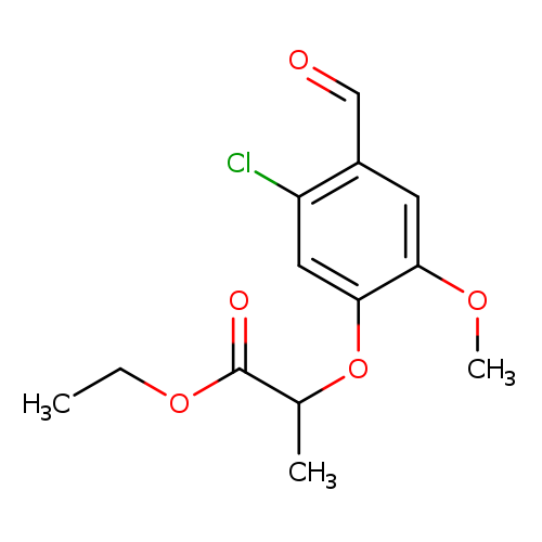 ethyl 2-(5-chloro-4-formyl-2-methoxyphenoxy)propanoate