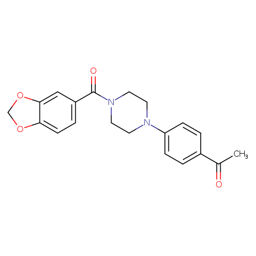 1-(4-(4-(Benzo[d][1,3]dioxole-5-carbonyl)piperazin-1-yl)phenyl)ethanone