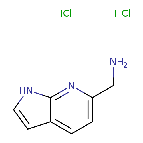 {1H-pyrrolo[2,3-b]pyridin-6-yl}methanamine dihydrochloride
