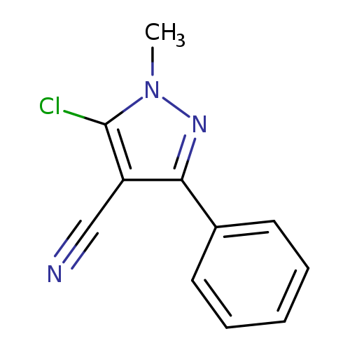 5-Chloro-1-methyl-3-phenyl-1H-pyrazole-4-carbonitrile