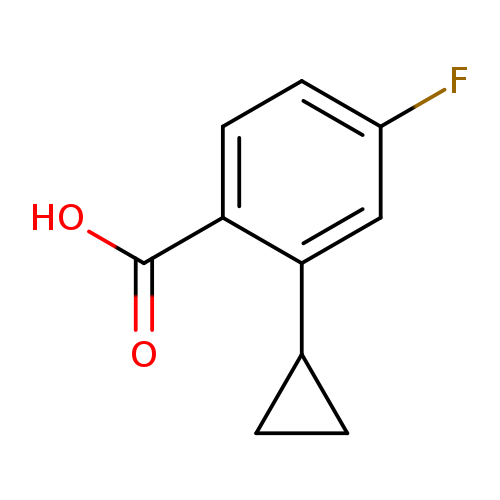 2-CYCLOPROPYL-4-FLUOROBENZOIC ACID