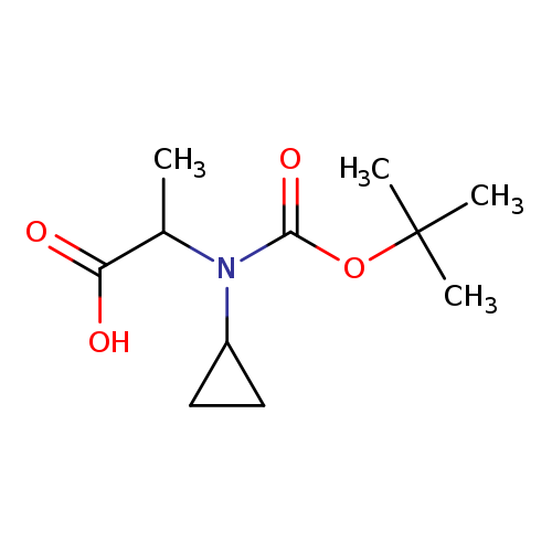 2-{[(tert-butoxy)carbonyl](cyclopropyl)amino}propanoic acid