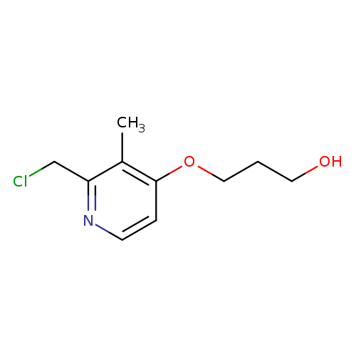2-chloromethyl-4-(3-hydroxypropoxy)-3-methylpyridine
