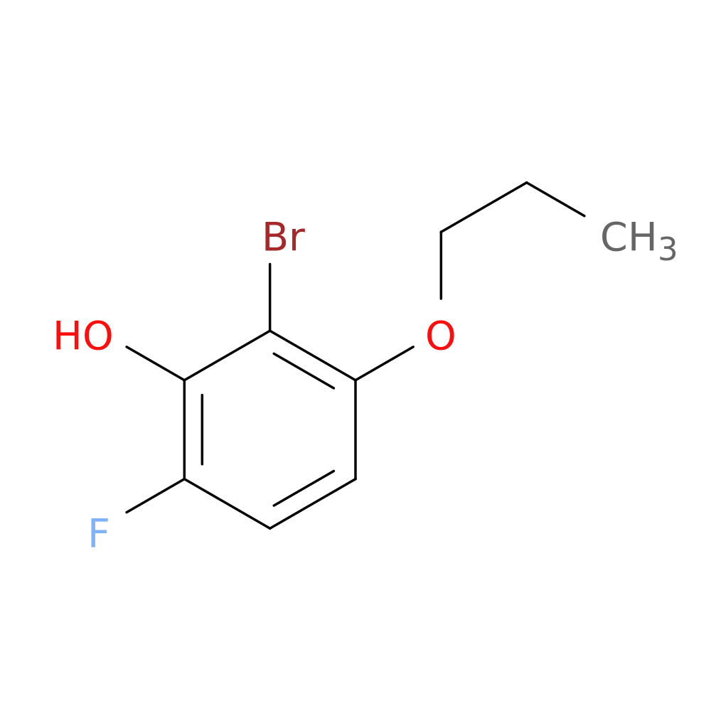2-Bromo-6-fluoro-3-propoxyphenol