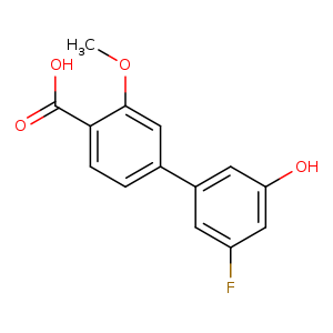 4-(3-Fluoro-5-hydroxyphenyl)-2-methoxybenzoic acid