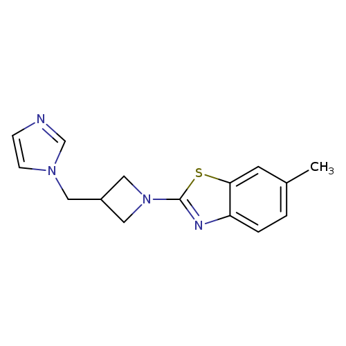 2-{3-[(1H-imidazol-1-yl)methyl]azetidin-1-yl}-6-methyl-1,3-benzothiazole