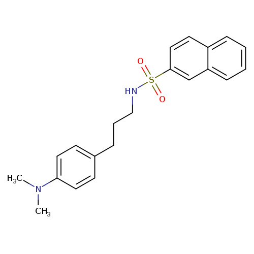 N-{3-[4-(dimethylamino)phenyl]propyl}naphthalene-2-sulfonamide