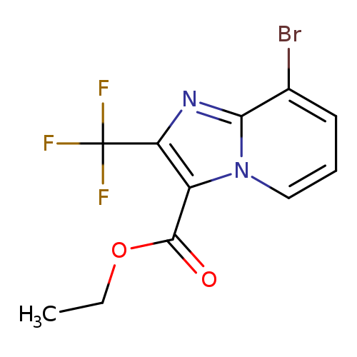 Ethyl 8-bromo-2-(trifluoromethyl)imidazo[1,2-a]pyridine-3-carboxylate