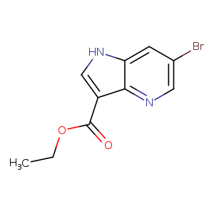 Ethyl6-bromo-1H-pyrrolo[3,2-b]pyridine-3-carboxylate