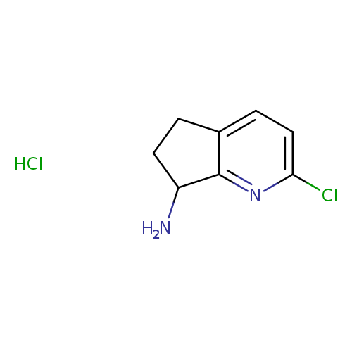 2-chloro-5H,6H,7H-cyclopenta[b]pyridin-7-amine hydrochloride