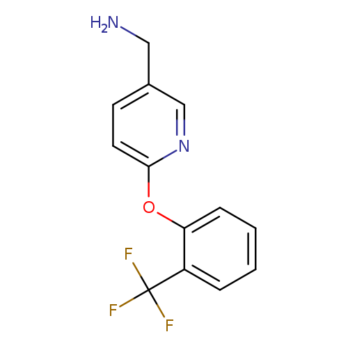 {6-[2-(trifluoromethyl)phenoxy]pyridin-3-yl}methanamine