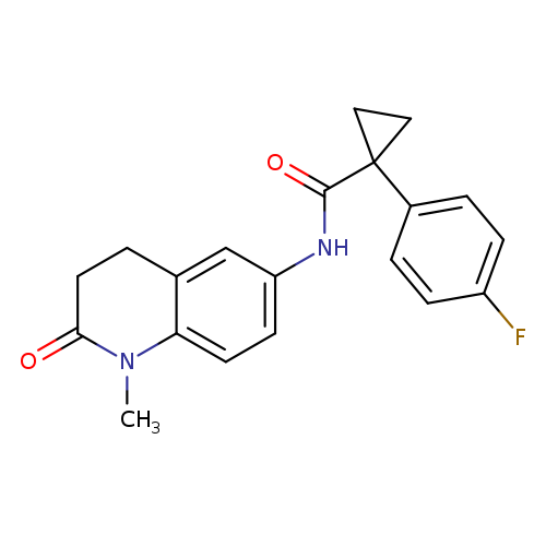 1-(4-fluorophenyl)-N-(1-methyl-2-oxo-1,2,3,4-tetrahydroquinolin-6-yl)cyclopropane-1-carboxamide