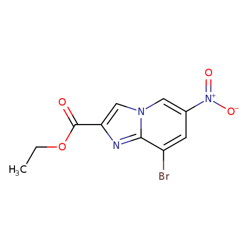 6-Nitro-8-broMo-iMidazo[1,2-a]pyridine-2-carboxylic acid ethyl ester