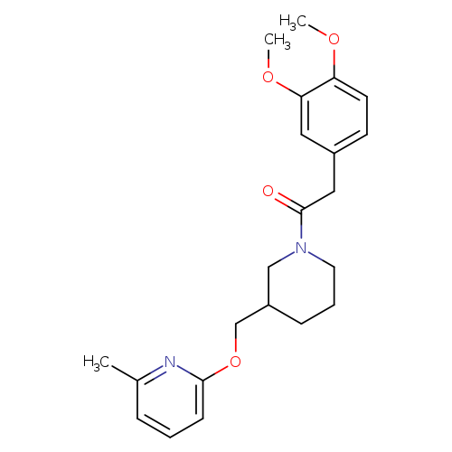 2-(3,4-dimethoxyphenyl)-1-(3-{[(6-methylpyridin-2-yl)oxy]methyl}piperidin-1-yl)ethan-1-one