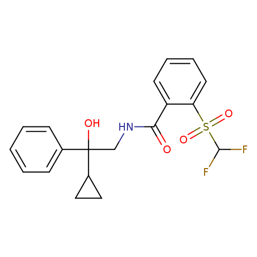N-(2-cyclopropyl-2-hydroxy-2-phenylethyl)-2-difluoromethanesulfonylbenzamide