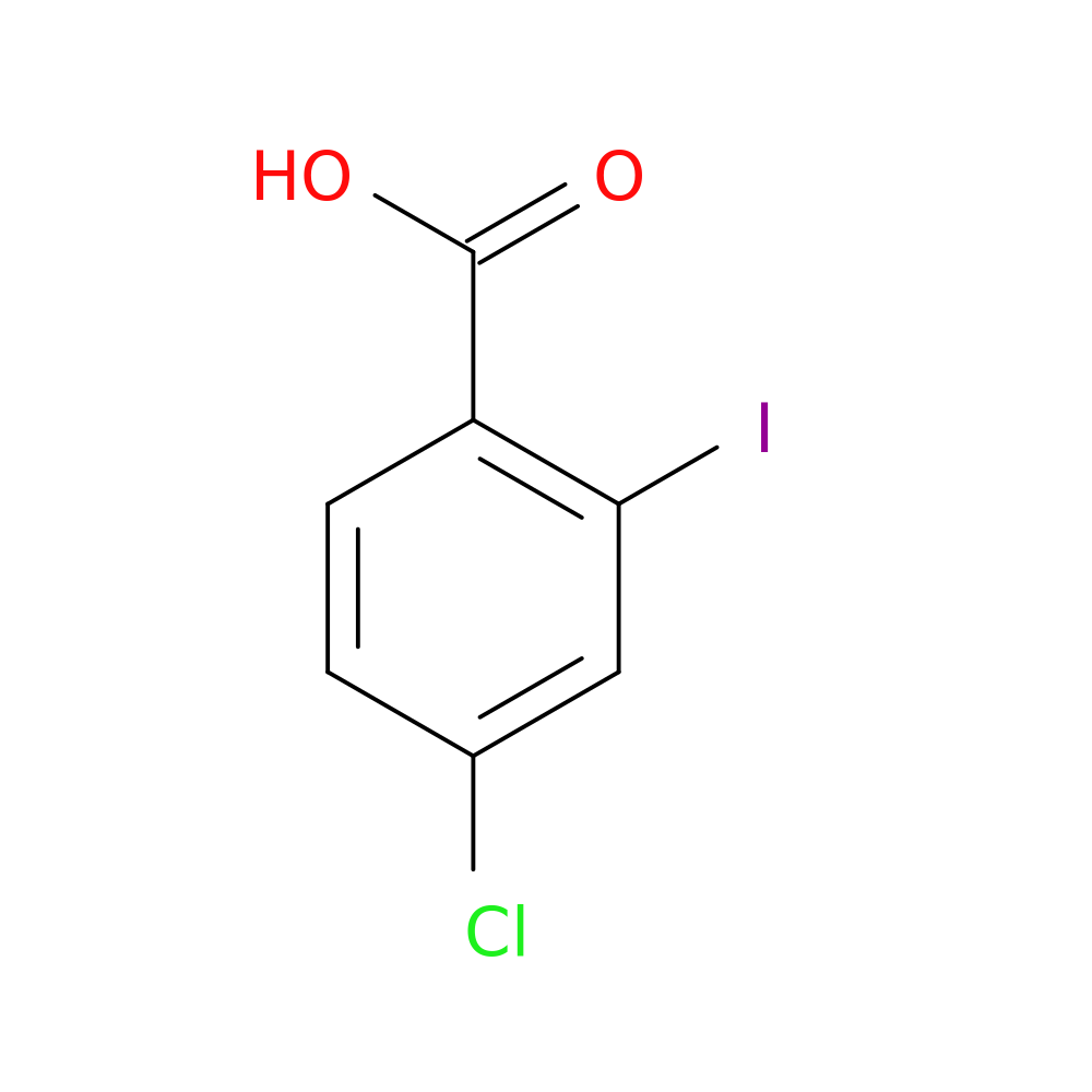 Benzoic acid, 4-chloro-2-iodo-