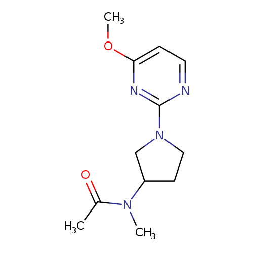N-[1-(4-methoxypyrimidin-2-yl)pyrrolidin-3-yl]-N-methylacetamide