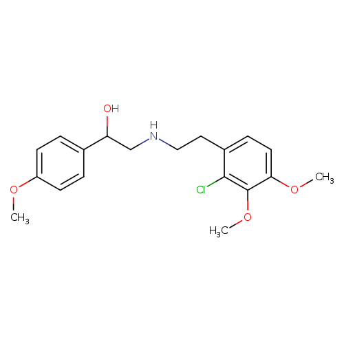 2-((2-Chloro-3,4-dimethoxyphenethyl)amino)-1-(4-methoxyphenyl)ethanol