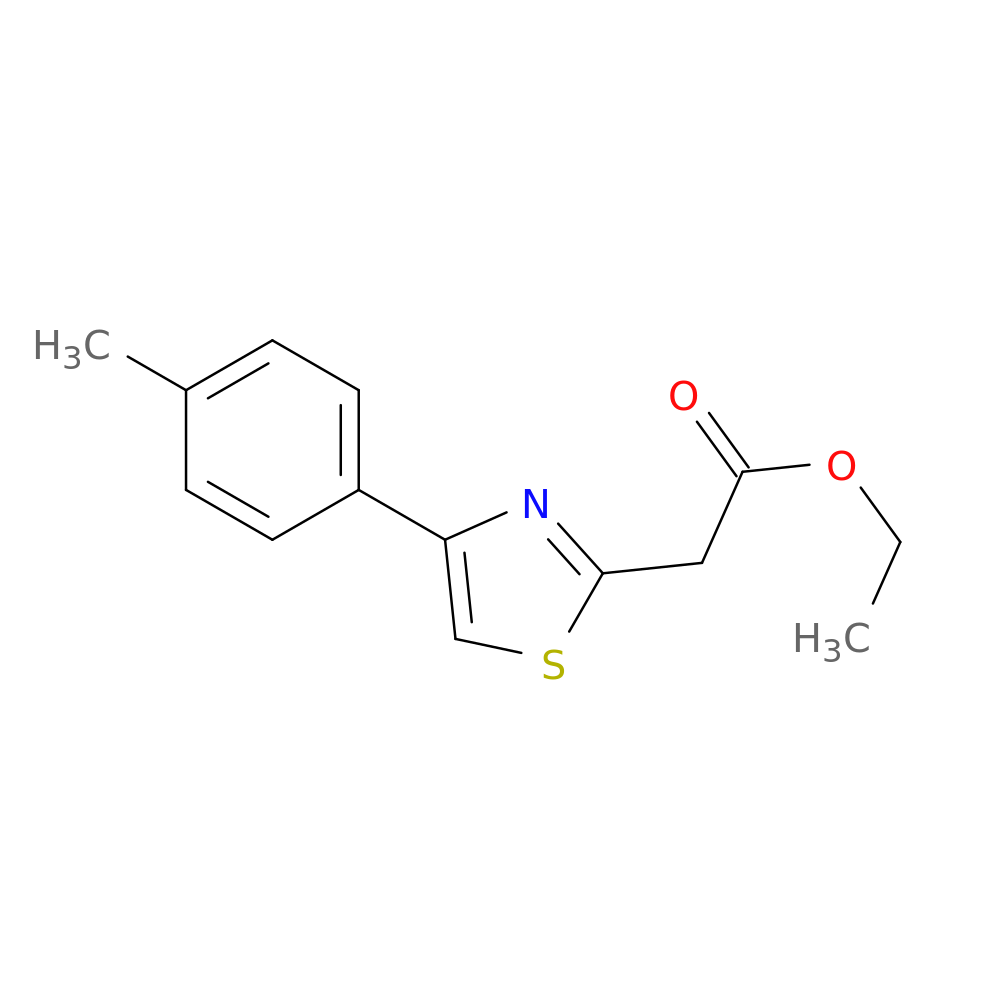 ethyl 2-[4-(4-methylphenyl)-1,3-thiazol-2-yl]acetate