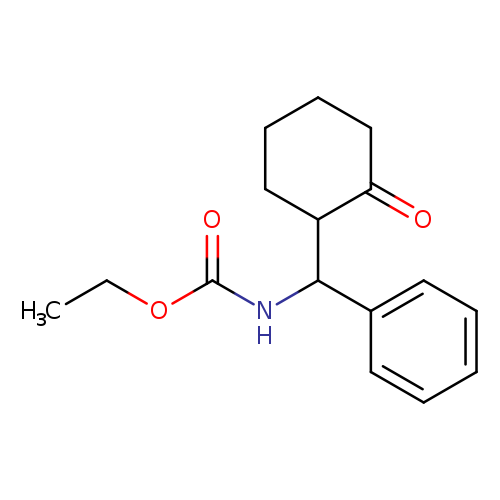 ethyl N-[(2-oxocyclohexyl)(phenyl)methyl]carbamate