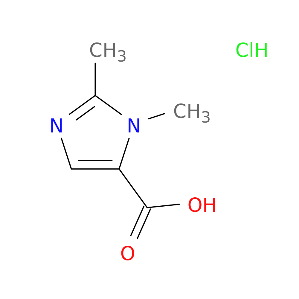 1,2-Dimethyl-1H-Imidazole-5-Carboxylic Acid Hydrochloride