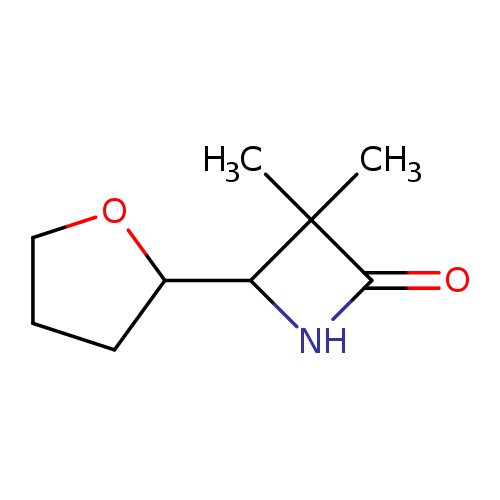 3,3-dimethyl-4-(oxolan-2-yl)azetidin-2-one