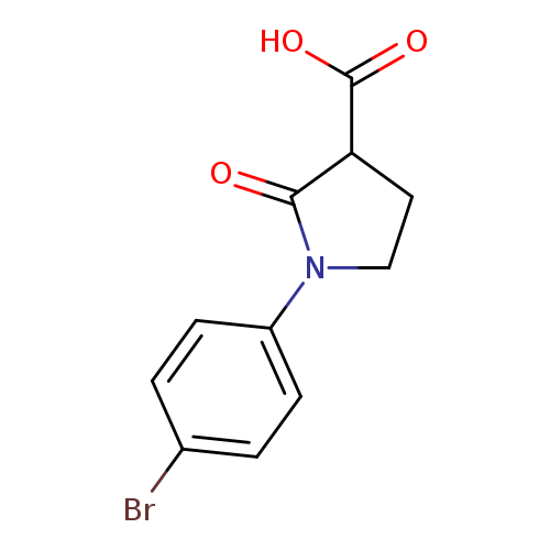 1-(4-Bromophenyl)-2-oxopyrrolidine-3-carboxylic acid