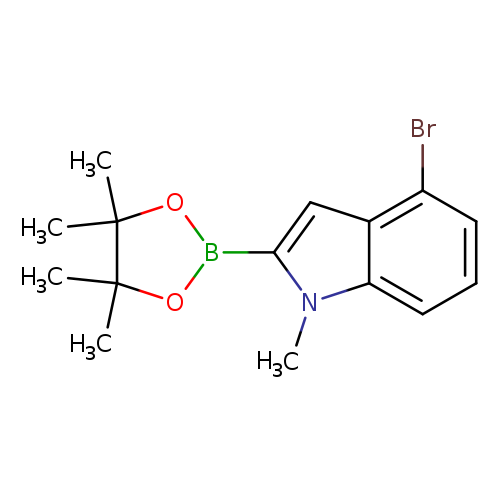 4-Bromo-1-methyl-2-(4,4,5,5-tetramethyl-1,3,2-dioxaborolan-2-yl)-indole