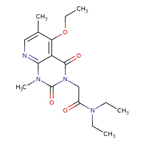 2-{5-ethoxy-1,6-dimethyl-2,4-dioxo-1H,2H,3H,4H-pyrido[2,3-d]pyrimidin-3-yl}-N,N-diethylacetamide