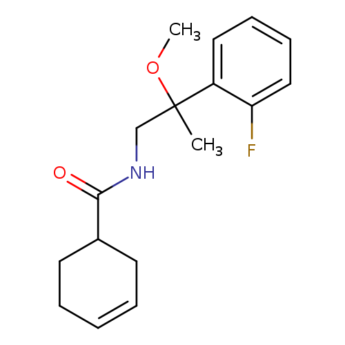 N-[2-(2-fluorophenyl)-2-methoxypropyl]cyclohex-3-ene-1-carboxamide