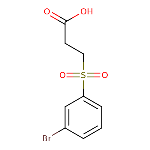 3-(3-bromobenzenesulfonyl)propanoic acid