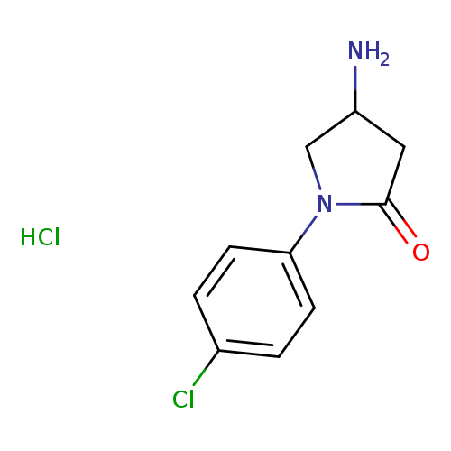 4-amino-1-(4-chlorophenyl)-2-pyrrolidinone hydrochloride