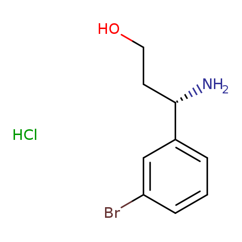 (S)-3-(3-Bromophenyl)-beta-alaninol hcl