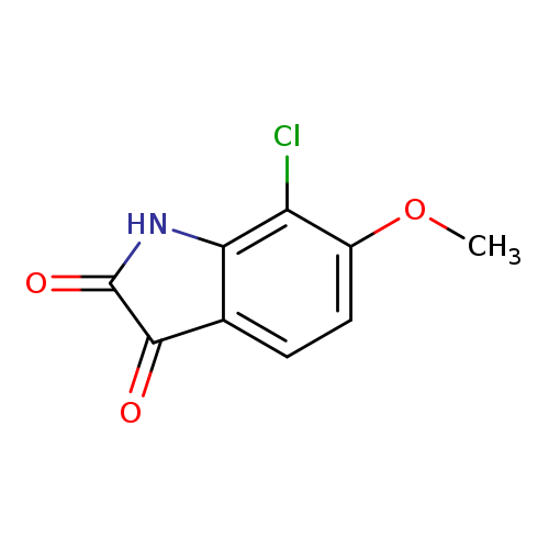 7-chloro-6-methoxy-2,3-dihydro-1H-indole-2,3-dione