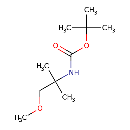 Carbamic acid, N-(2-methoxy-1,1-dimethylethyl)-, 1,1-dimethylethyl ester