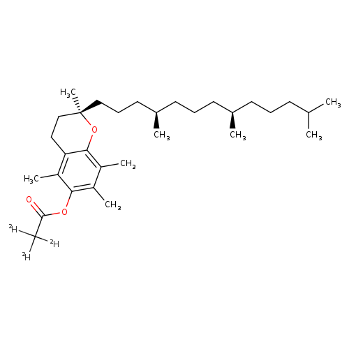 (±)-α-Tocopherol Acetate-d3