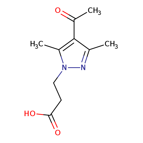 3-(4-Acetyl-3,5-dimethyl-1H-pyrazol-1-yl)propanoic acid