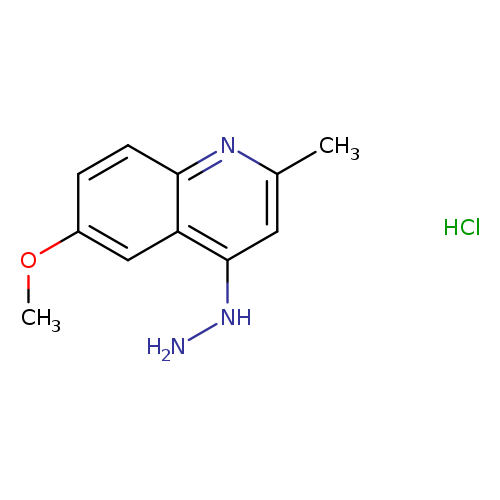 4-Hydrazino-6-methoxy-2-methylquinoline hydrochloride