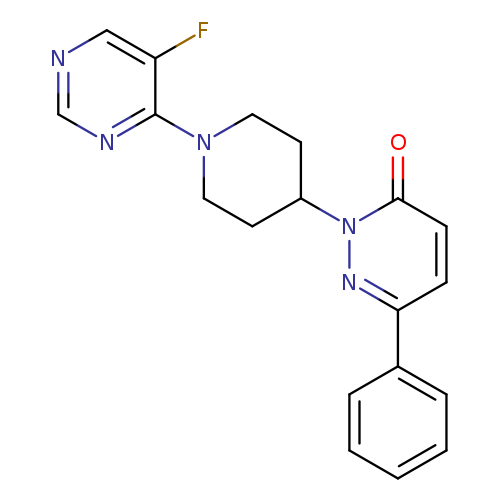 2-[1-(5-fluoropyrimidin-4-yl)piperidin-4-yl]-6-phenyl-2,3-dihydropyridazin-3-one