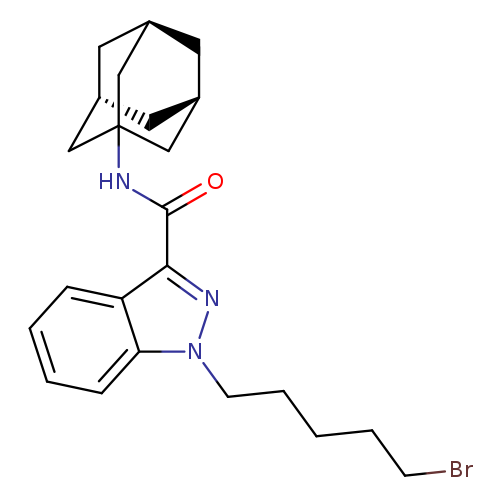 1-(5-bromopentyl)-N-tricyclo[3.3.1.13,7]dec-1-yl-1H-indazole-3-carboxamide