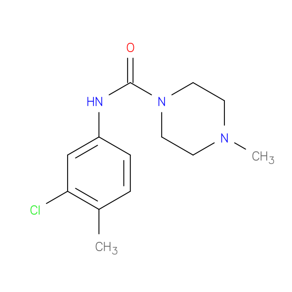 N-(3-chloro-4-methylphenyl)-4-methylpiperazine-1-carboxamide